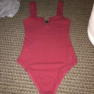 Wild fable red body suit
